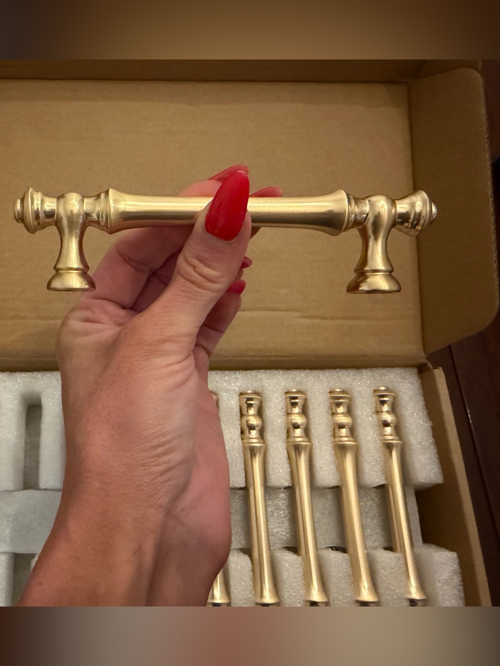 8 Pack Champagne Bronze Cabinet Pulls 3.75 Inch(96mm)